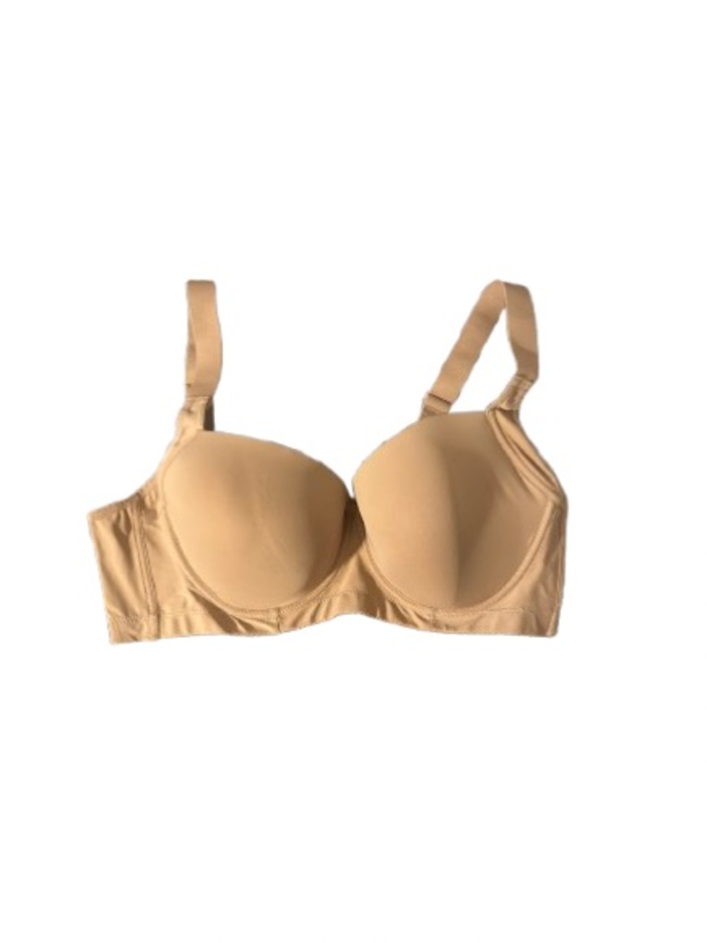 SHEIN Beige Smooth Underwire Molded Bra
